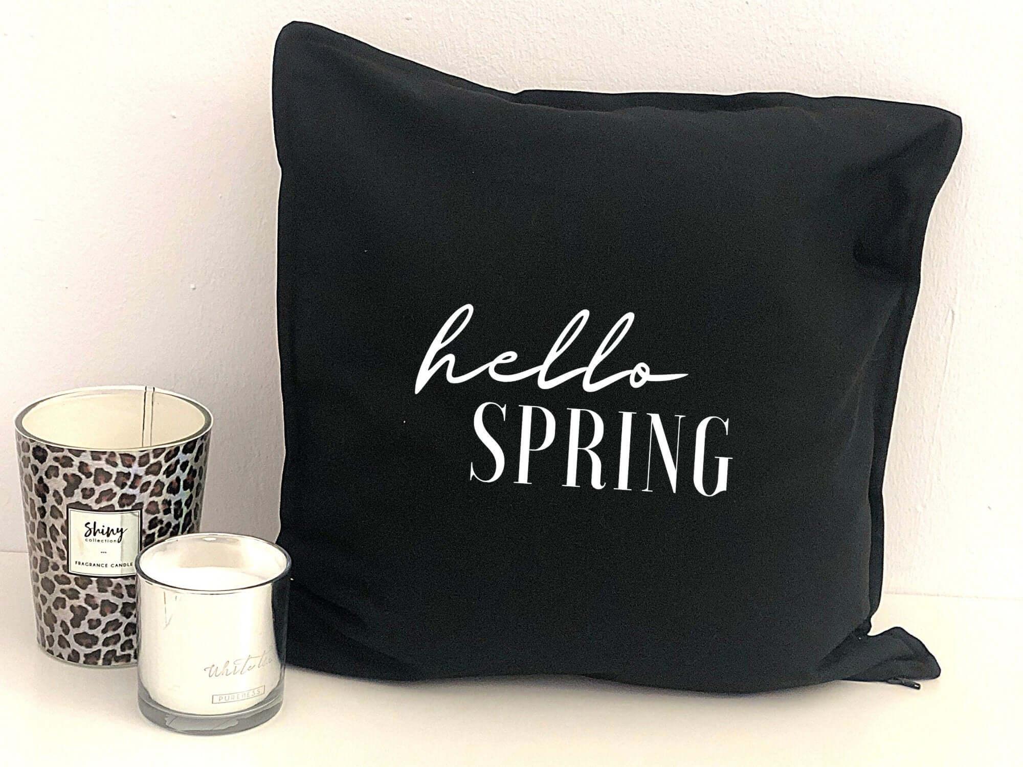 Kissen | HELLO SPRING | Frühling - Roo's Gift Shop