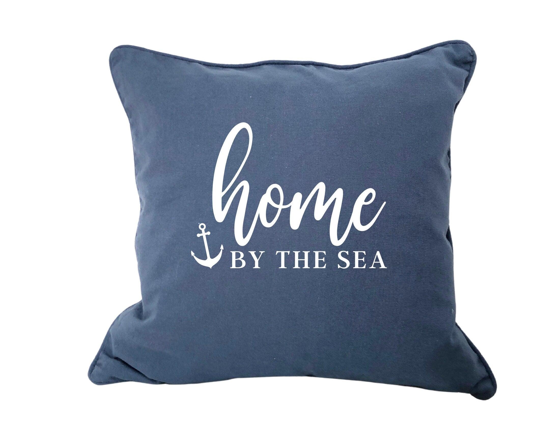 Kissen | HOME by the sea | 40 x 40 cm - Roo's Gift Shop