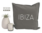 Kissen | IBIZA | schwarz, grau, sand, weiß - Roo's Gift Shop