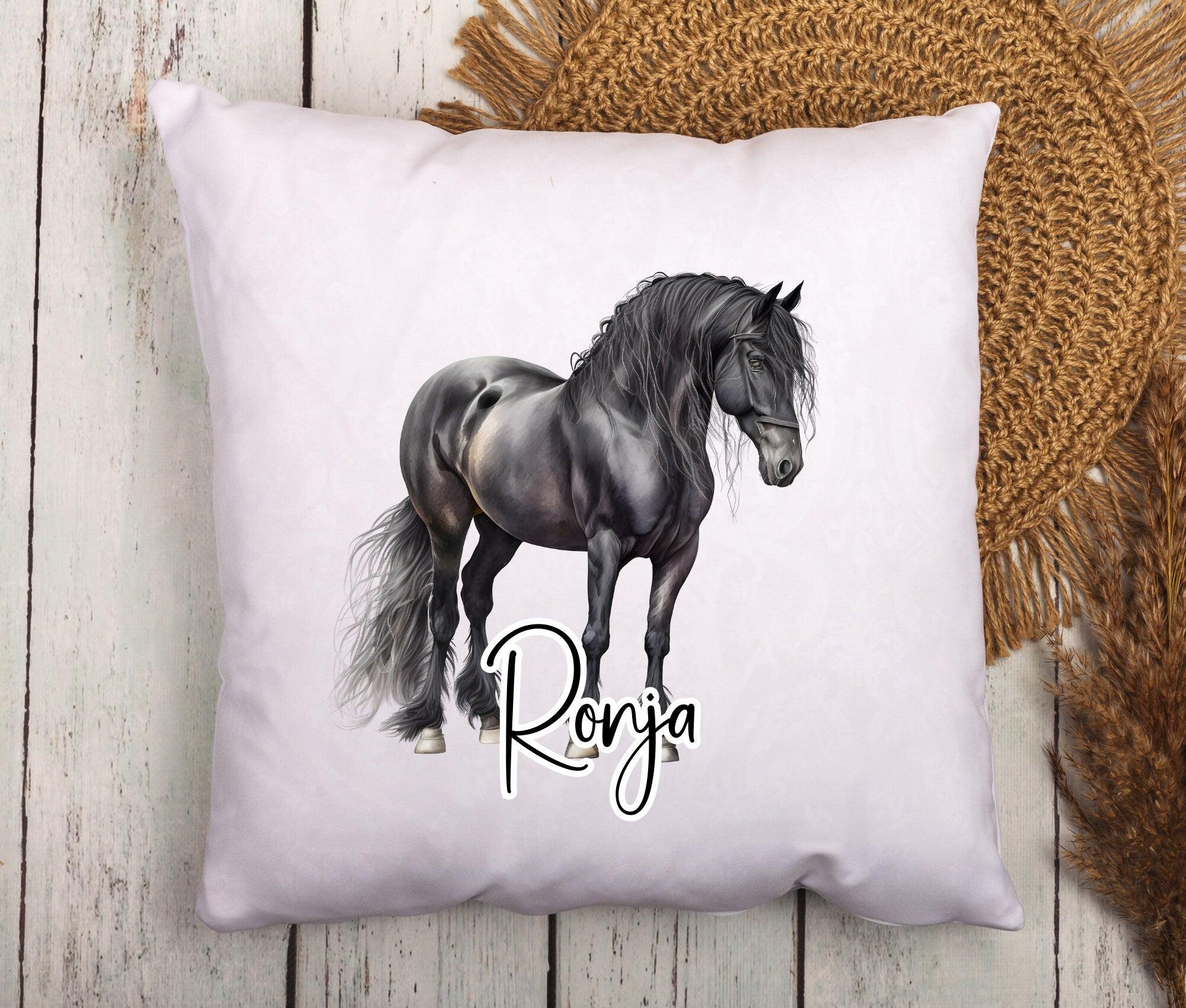 Kissen | Pferde | personalisiert | 40 x 40 cm - Roo's Gift Shop