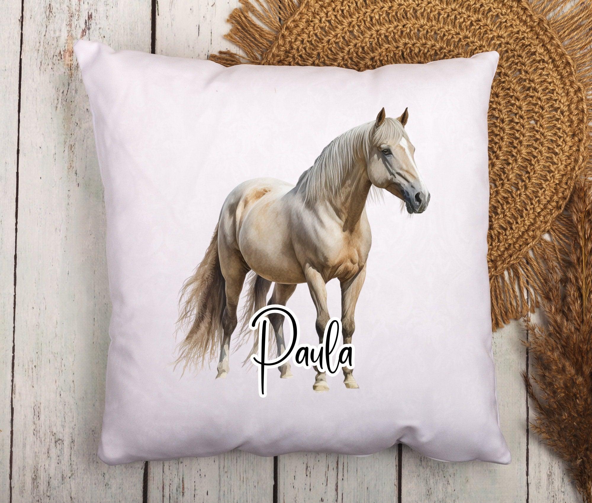 Kissen | Pferde | personalisiert | 40 x 40 cm - Roo's Gift Shop