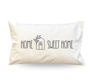 Kissenbezug | Home Sweet Home | beige oder grau - Roo's Gift Shop