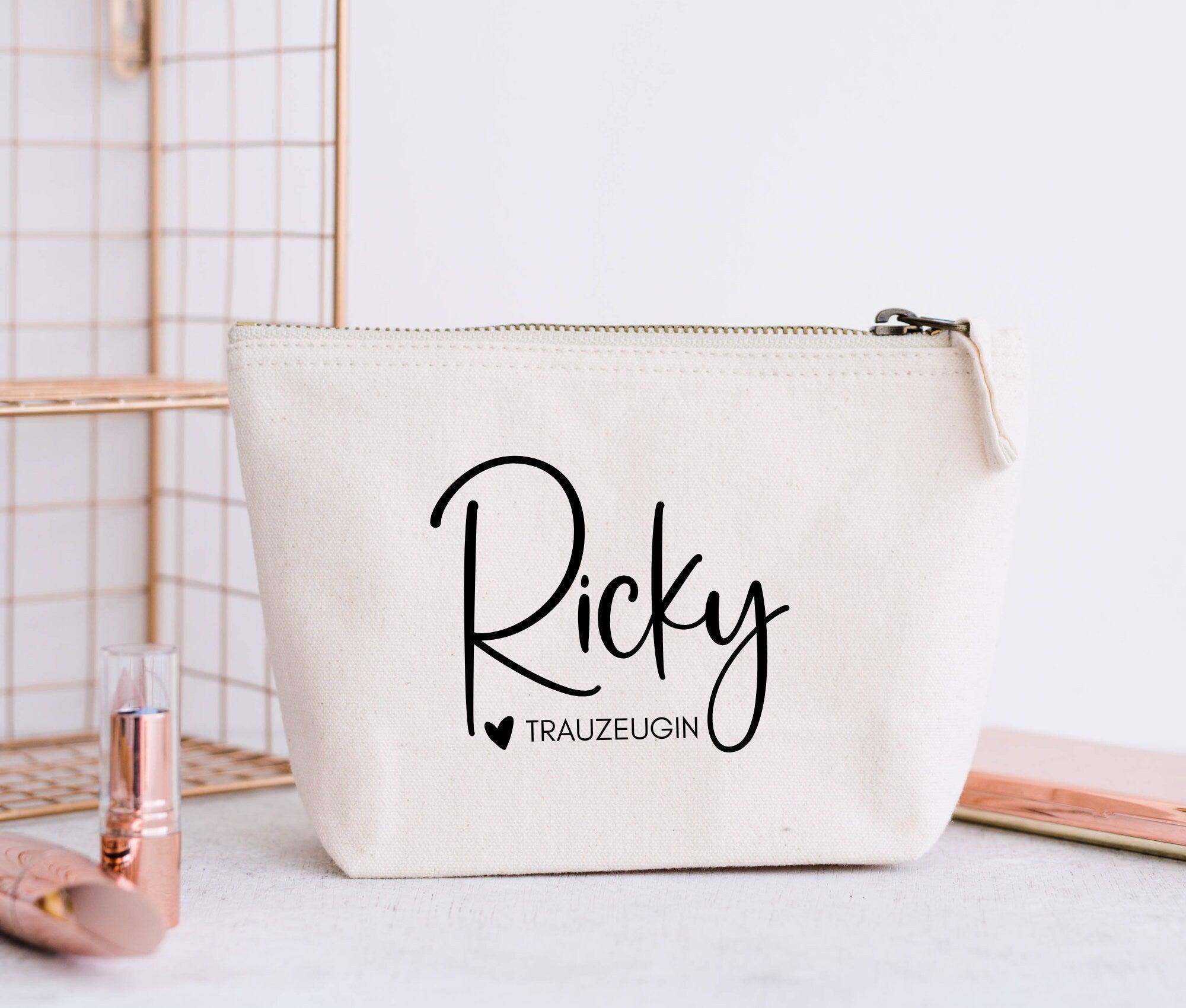 Kosmetiktasche Braut | personalisiert | Geschenk Trauzeugin - Roo's Gift Shop