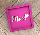 Mama | Schriftzug aus Holz | Filigrane Holzschrift - Roo's Gift Shop