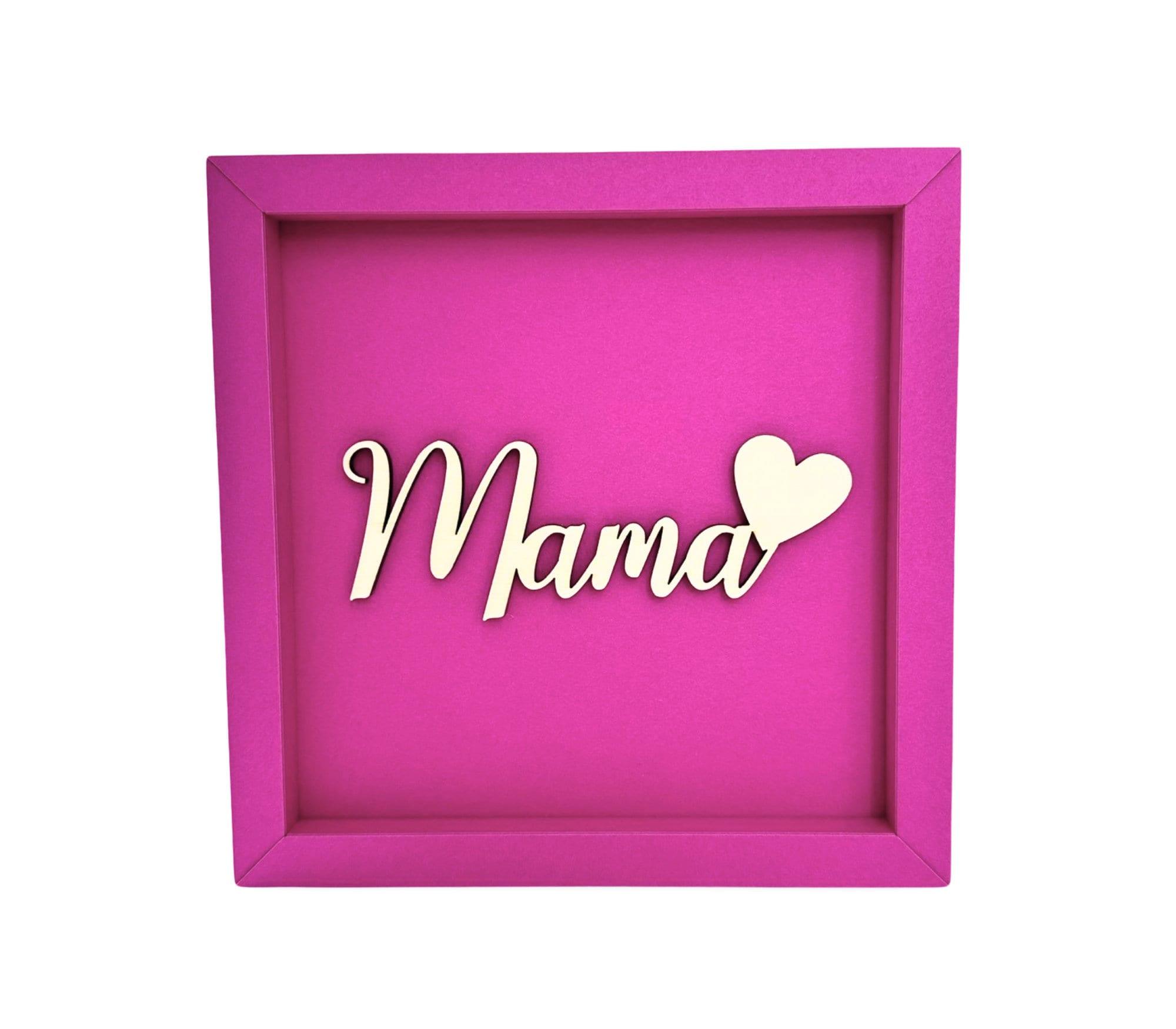 Mama | Schriftzug aus Holz | Filigrane Holzschrift - Roo's Gift Shop