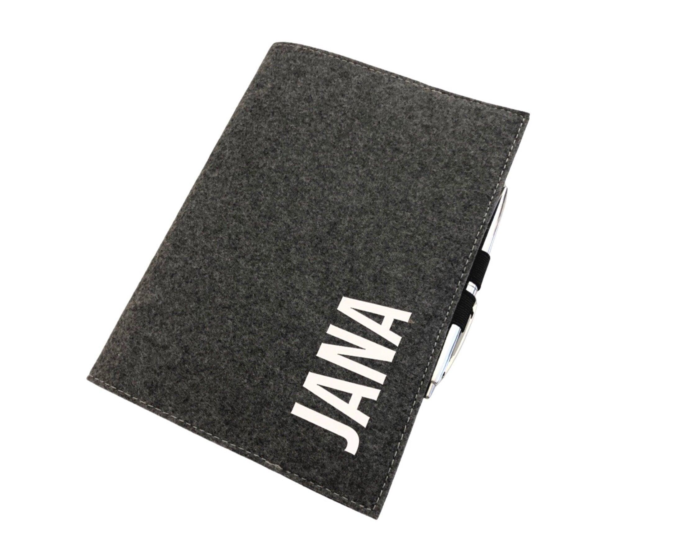 Notizbuch | personalisierte Filzhülle - Roo's Gift Shop