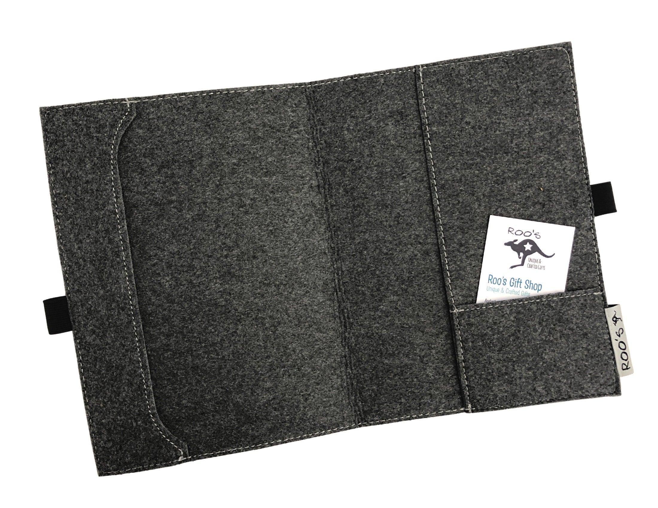 Notizbuch | personalisierte Filzhülle - Roo's Gift Shop