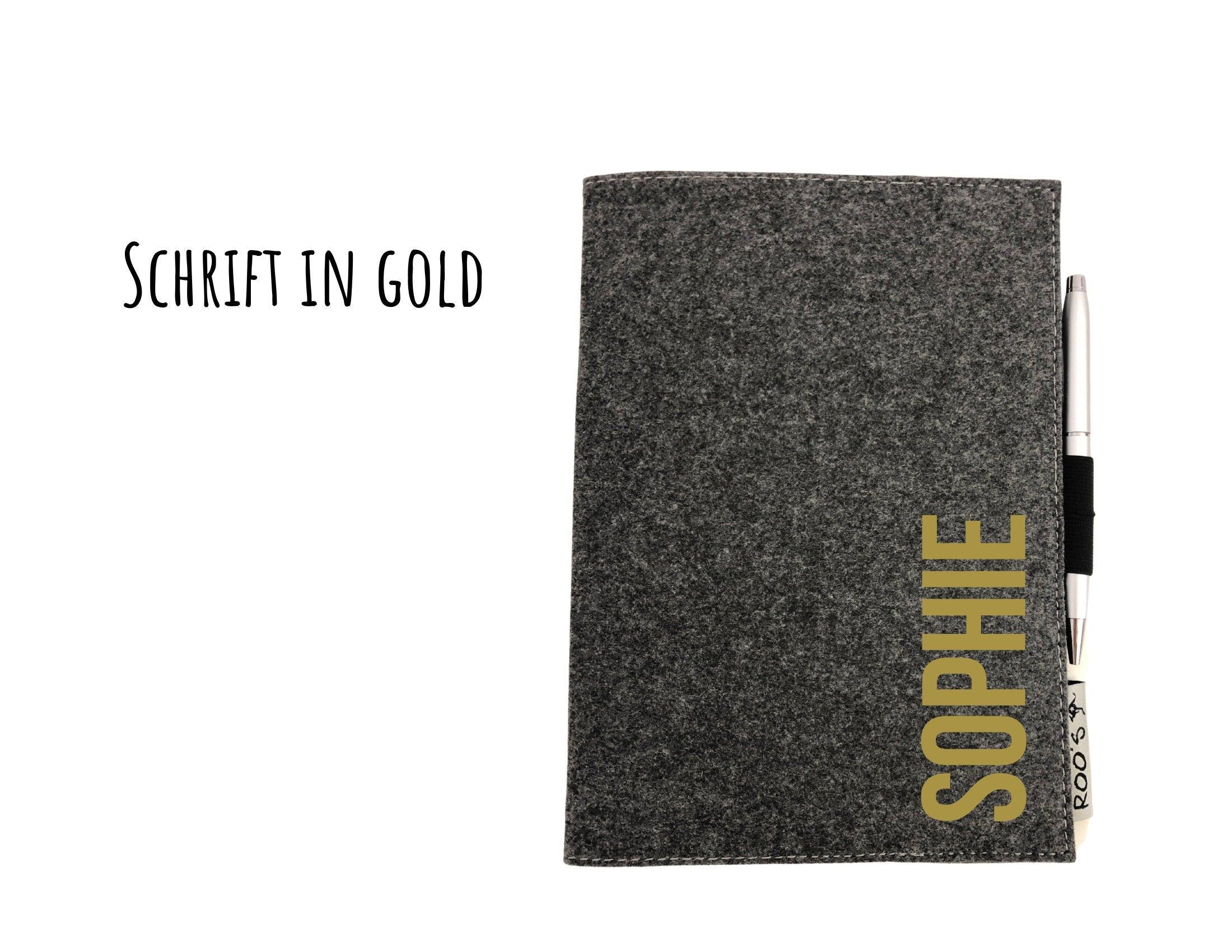 Notizbuch | personalisierte Filzhülle - Roo's Gift Shop
