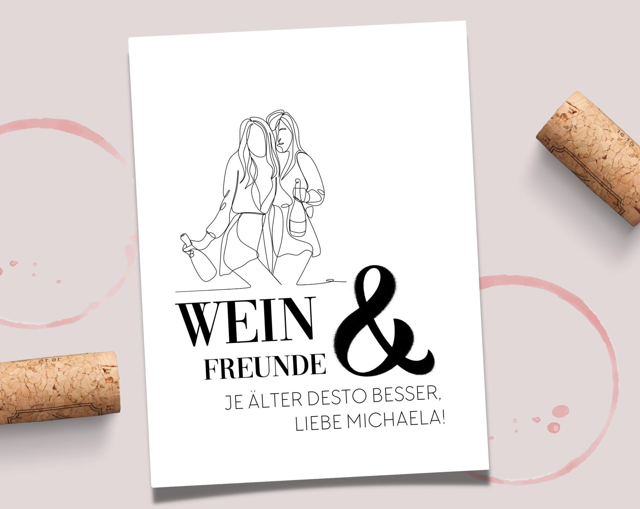 Personalisiertes Weinflaschen Etikett | Frunde - Roo's Gift Shop