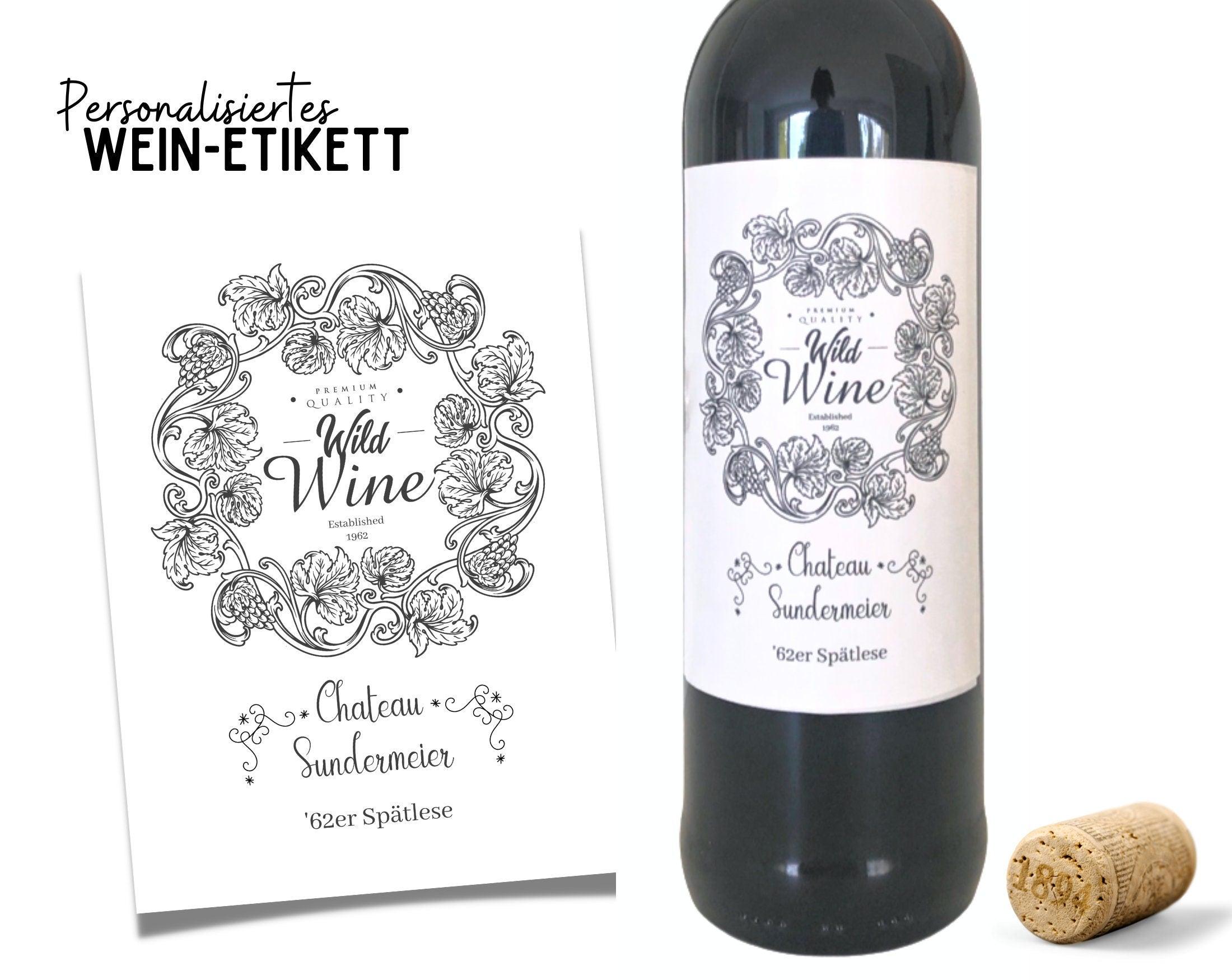 Personalisiertes Weinflaschen Etikett | Geburtstag - Roo's Gift Shop
