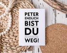 Personalisiertes Weinflaschen Etikett | Geschenk Verabschiedung Kollege/in - Roo's Gift Shop