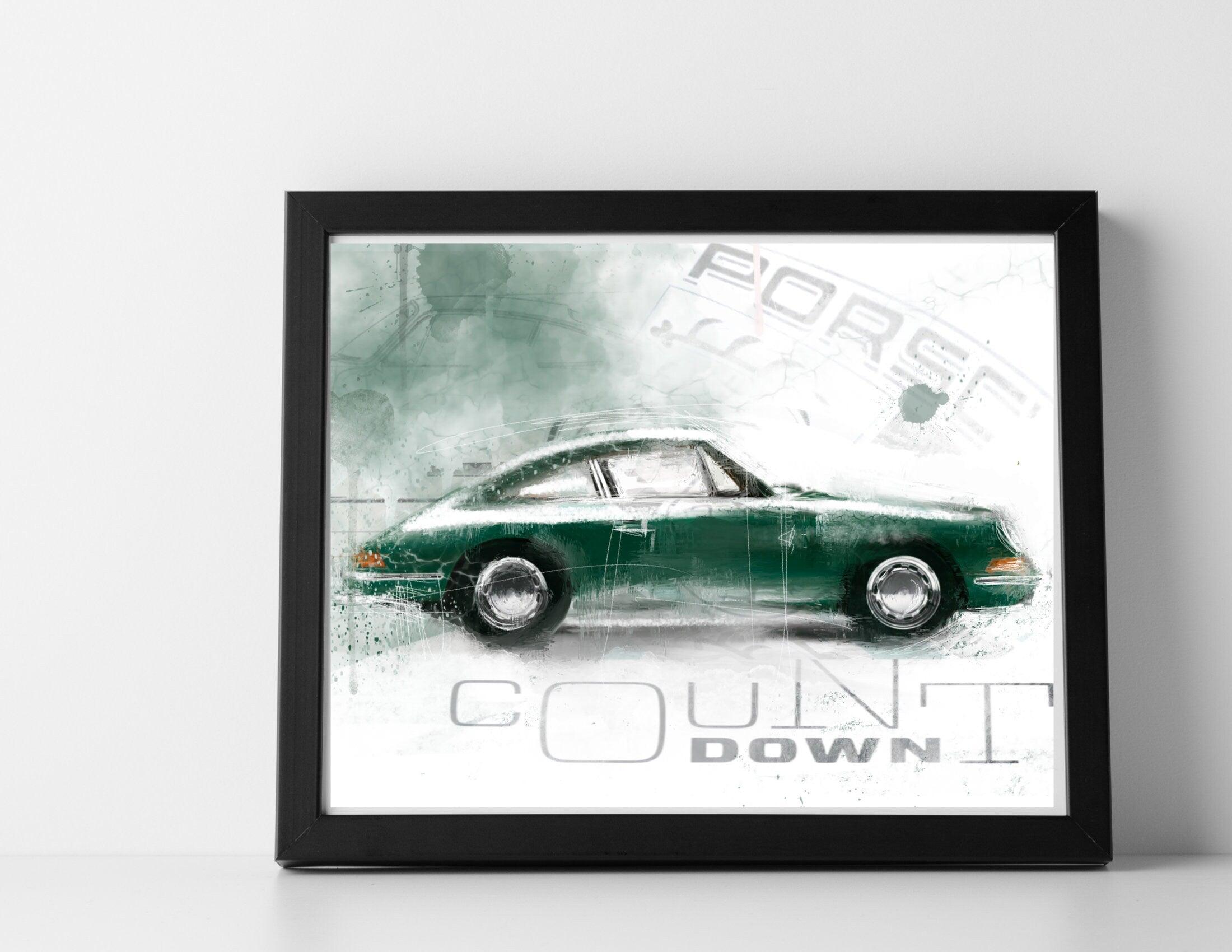 Poster | Auto | Dein Auto als Kunstwerk nach Fotovorlage - Roo's Gift Shop