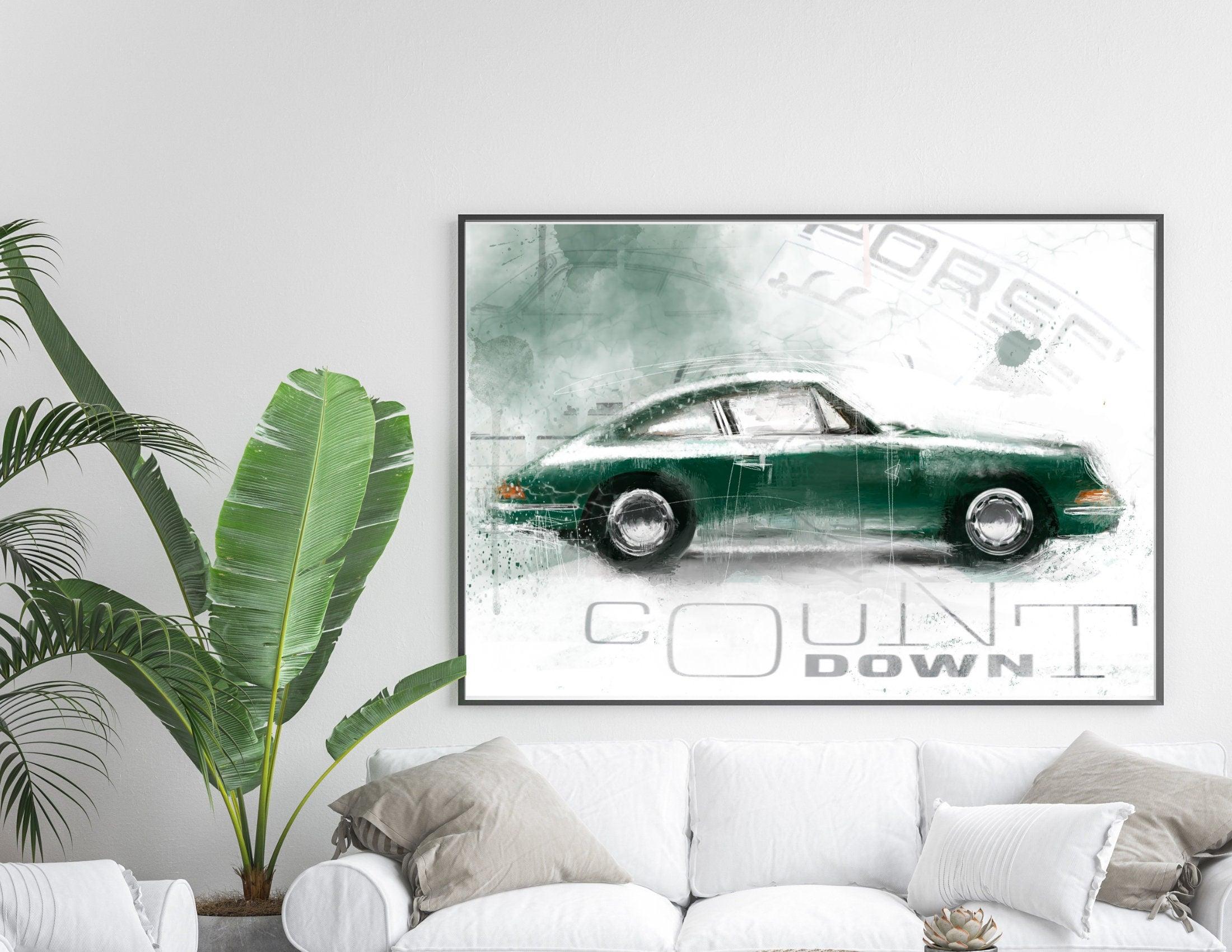 Poster | Auto | Dein Auto als Kunstwerk nach Fotovorlage - Roo's Gift Shop