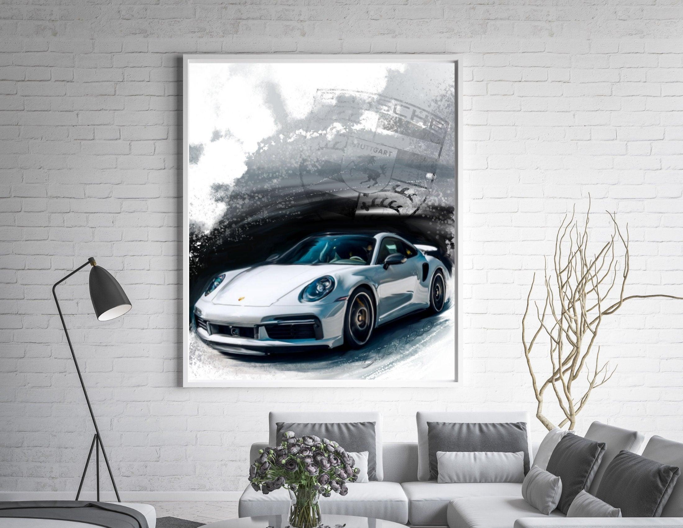 Poster | Auto | Dein Auto als Kunstwerk nach Fotovorlage - Roo's Gift Shop