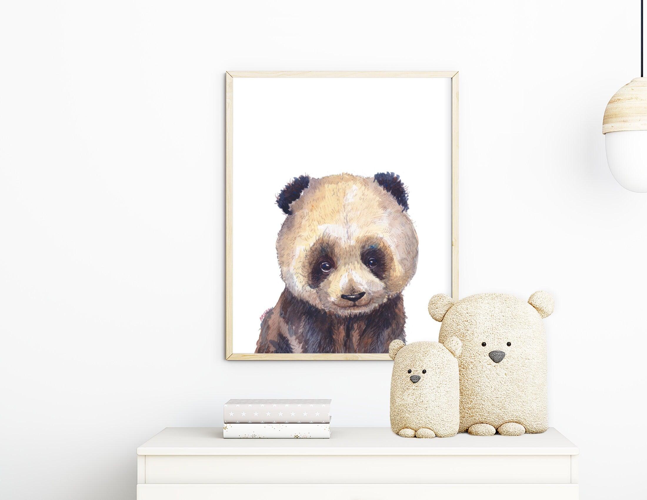 Poster | Kinderzimmer | Panda | personalisierbar - Roo's Gift Shop