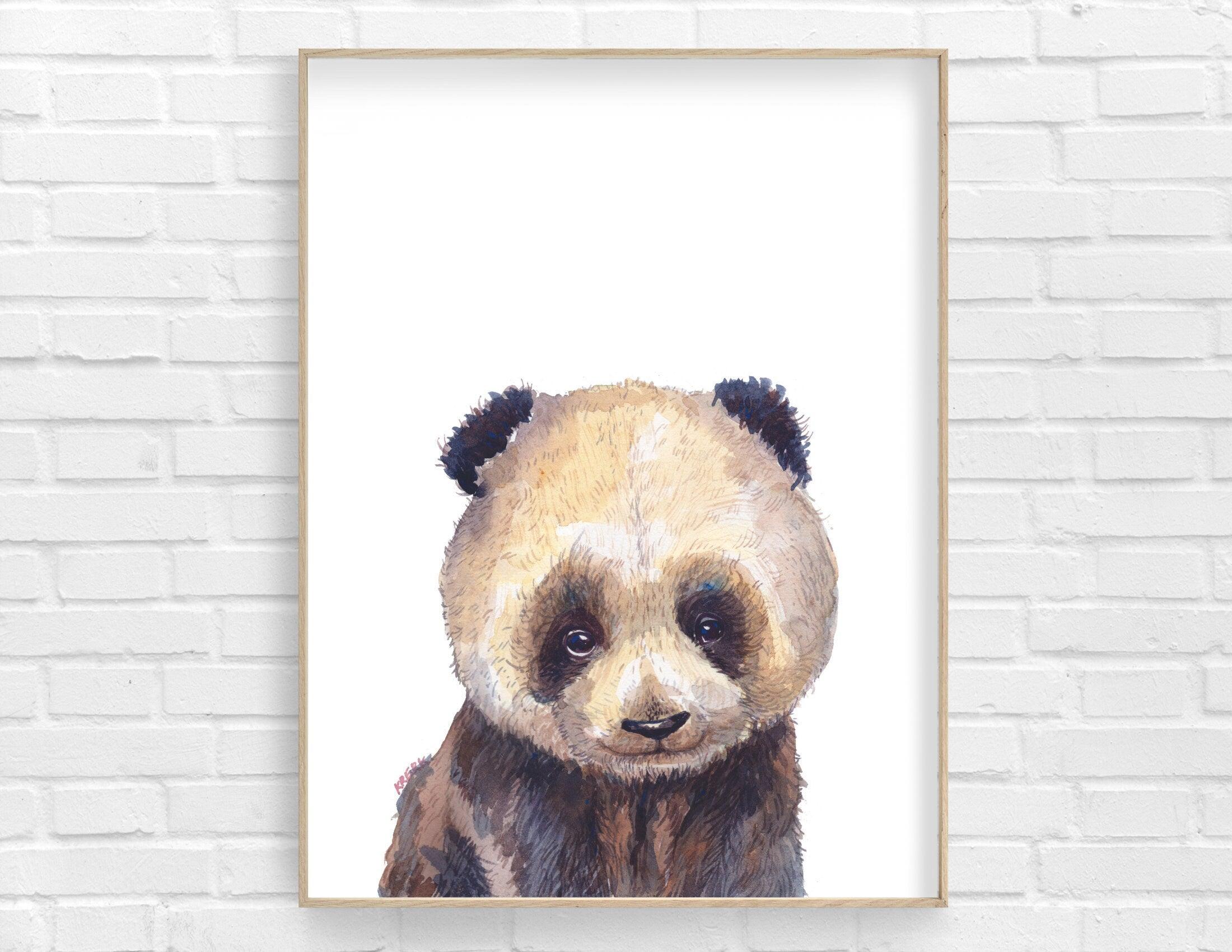 Poster | Kinderzimmer | Panda | personalisierbar - Roo's Gift Shop