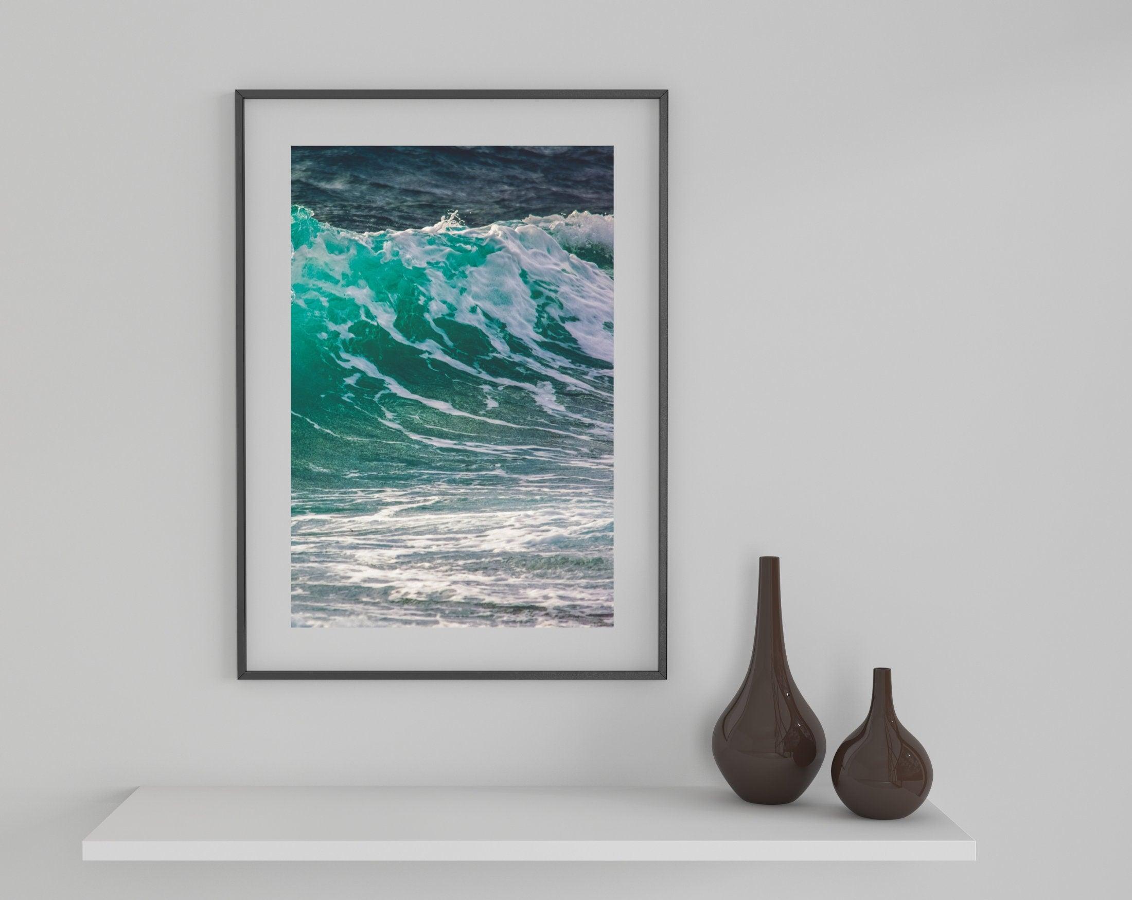 Poster | Meer | Ozean | Welle Brandung | 2er Set - Roo's Gift Shop