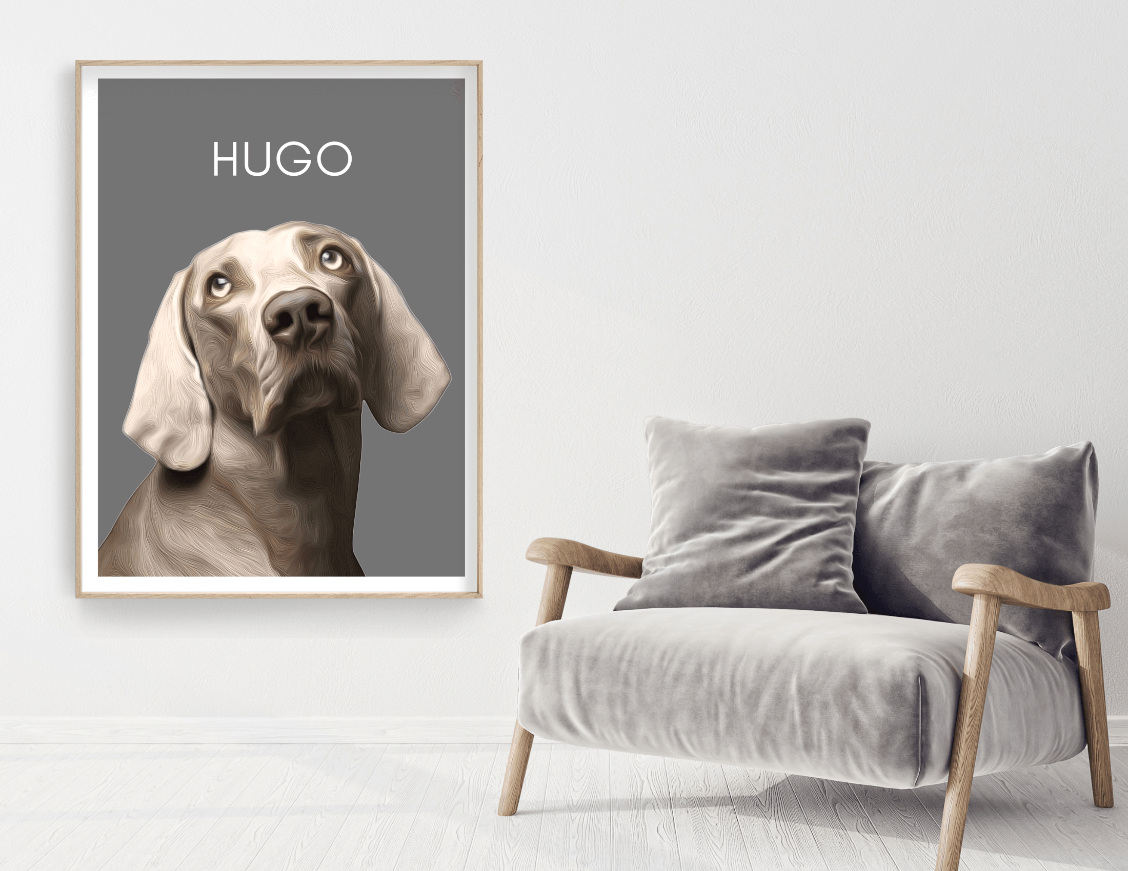 Poster | Portrait von Deinem Hund | nach Fotovorlage - Roo's Gift Shop