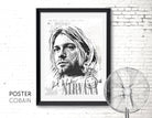 Poster | Rockikonen | Kurt Cobain | Nirvana - Roo's Gift Shop