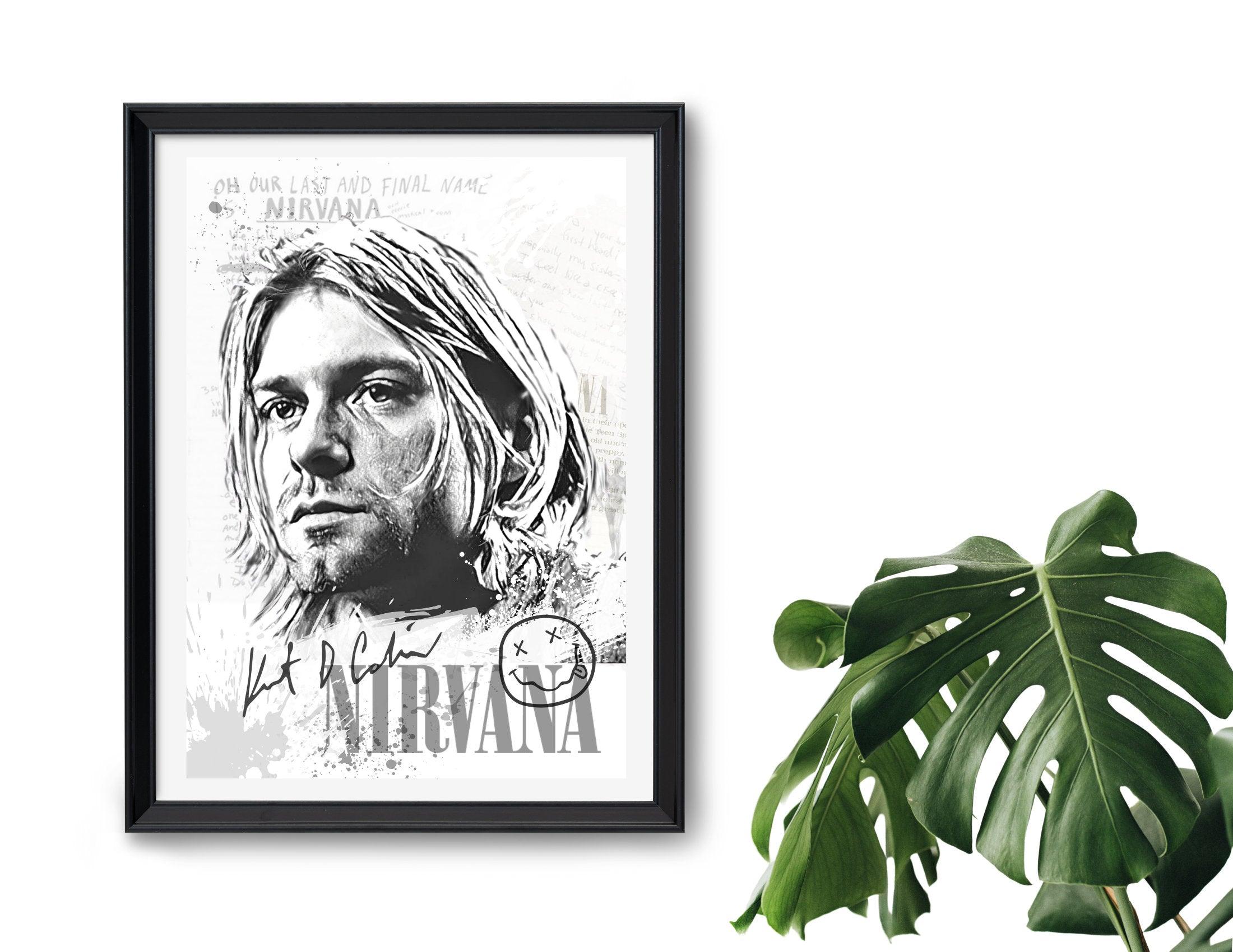 Poster | Rockikonen | Kurt Cobain | Nirvana - Roo's Gift Shop