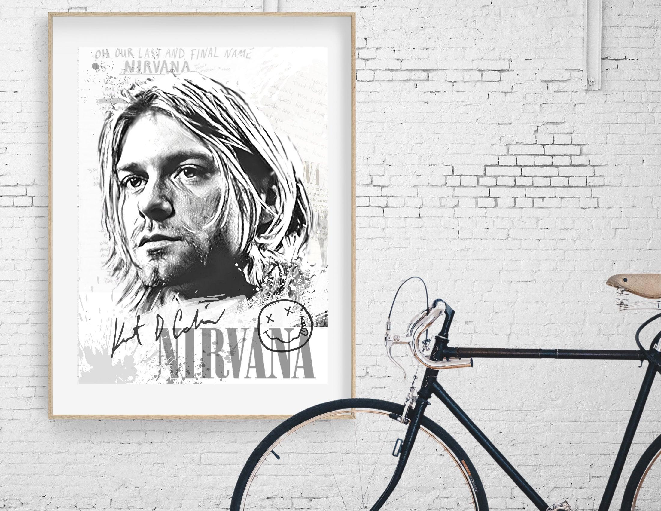 Poster | Rockikonen | Kurt Cobain | Nirvana - Roo's Gift Shop