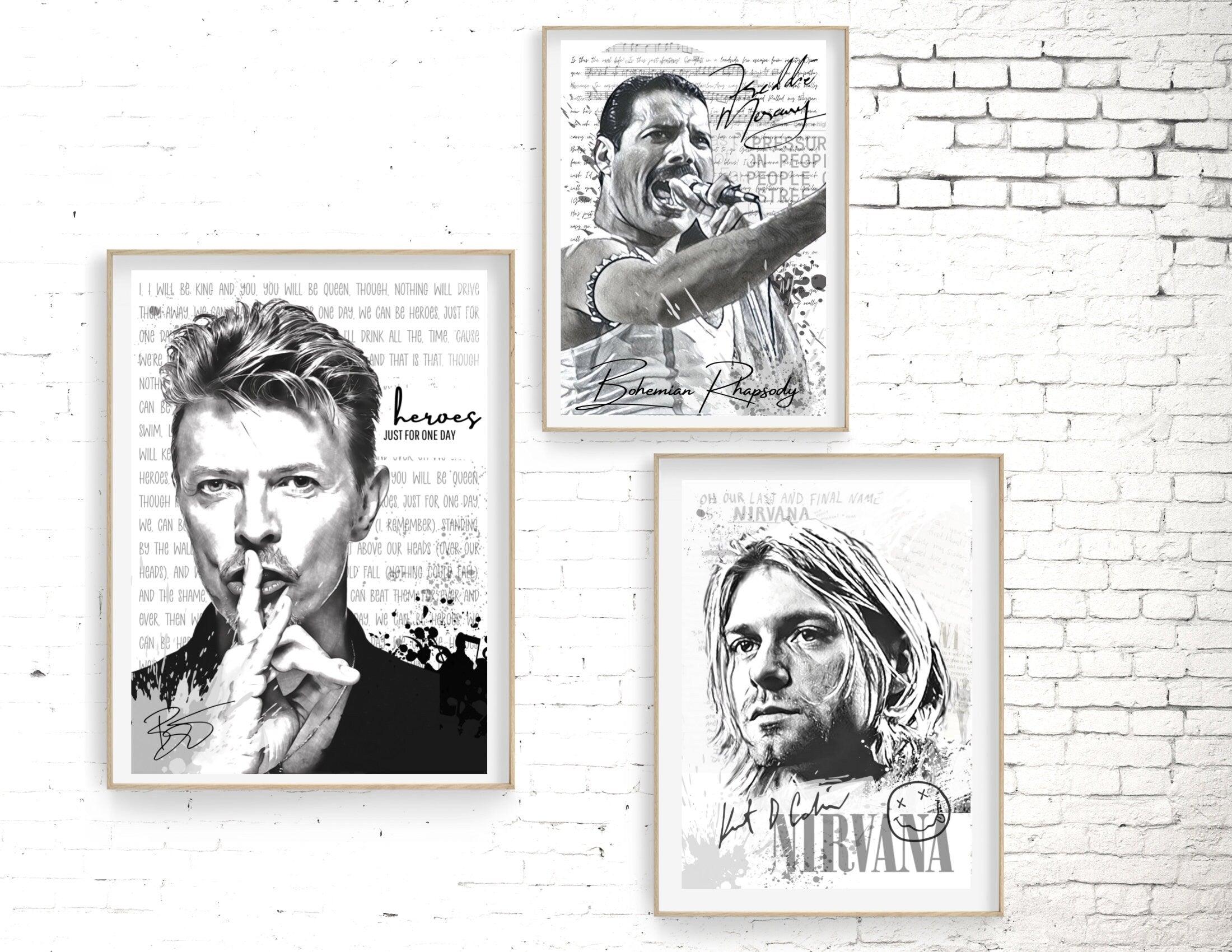 Poster | Rockikonen | Kurt Cobain | Nirvana - Roo's Gift Shop
