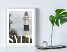 Poster | Sylt Strandkorb Leuchtturm - Roo's Gift Shop