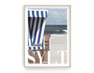 Poster | Sylt Strandkorb Meer - Roo's Gift Shop