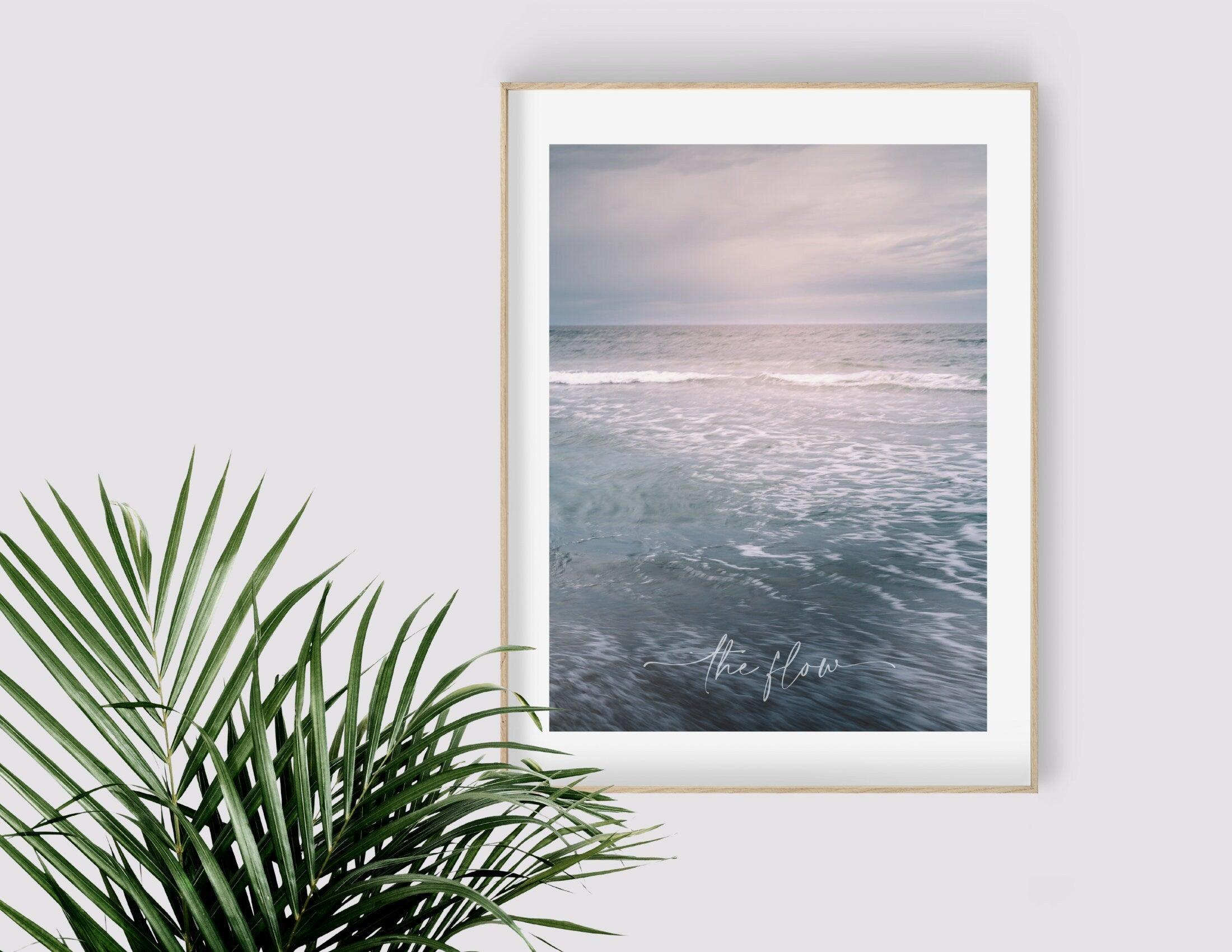 Poster | The Flow | Meer | Abendstimmung - Roo's Gift Shop