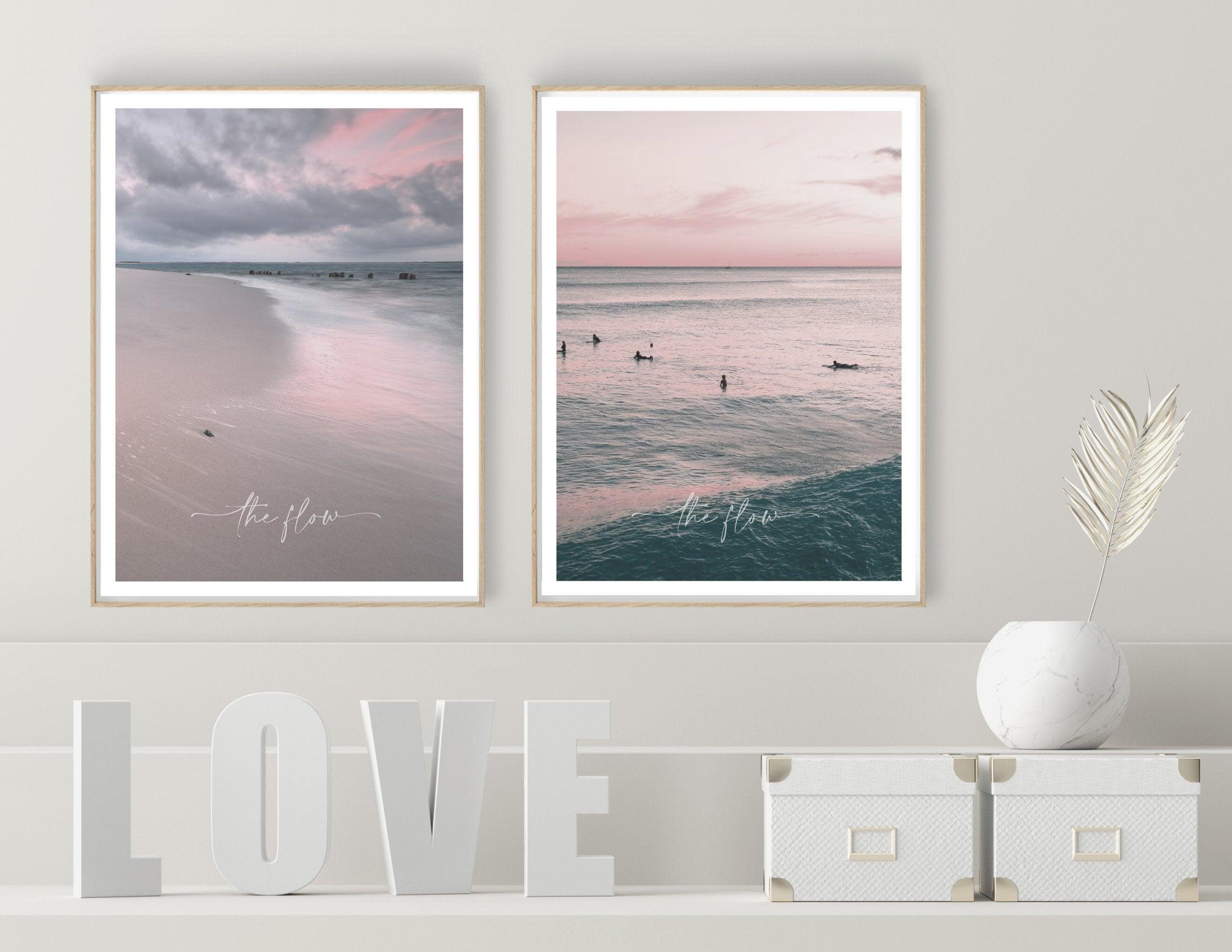 Poster | The Flow | Meer | Abendstimmung - Roo's Gift Shop