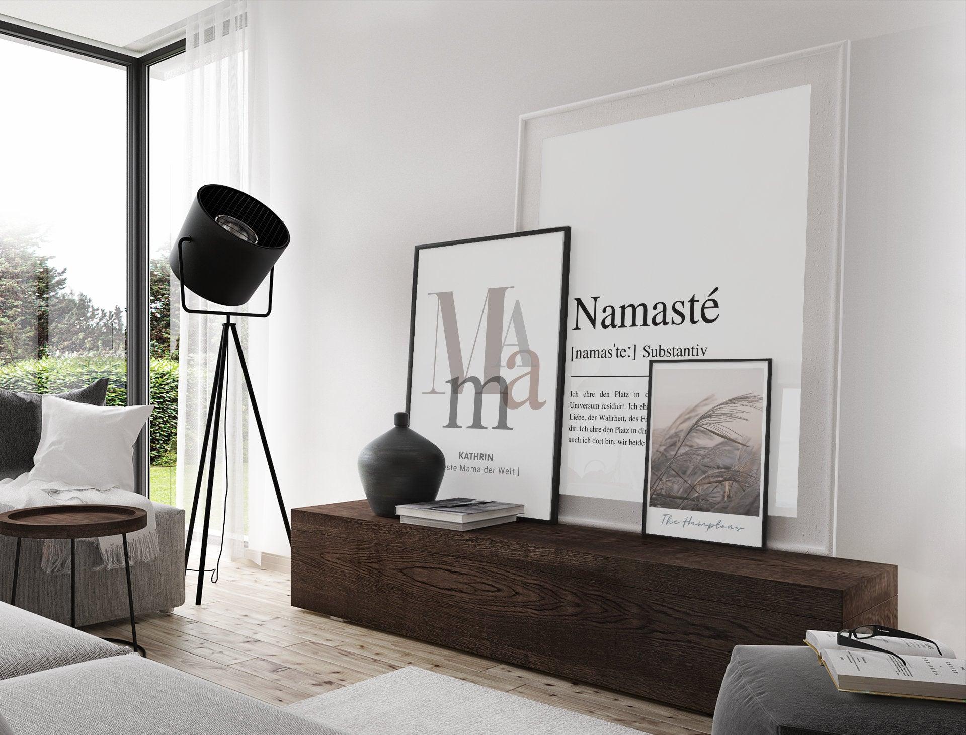 Poster | The Hamptons | Brandung | Meer - Roo's Gift Shop