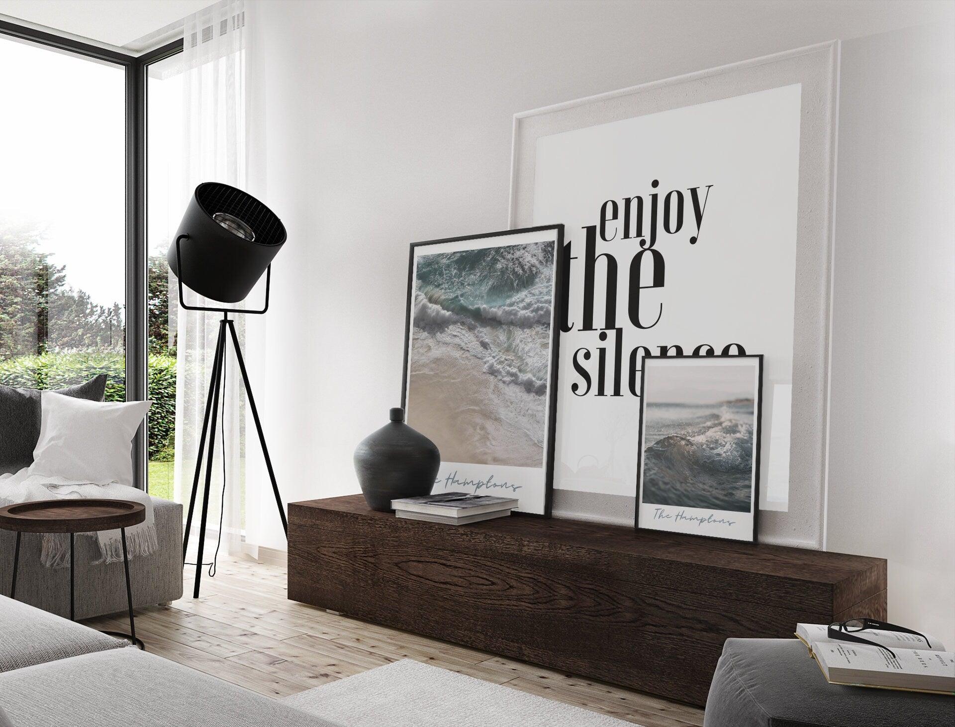 Poster | The Hamptons | Kleine Welle | Meer - Roo's Gift Shop