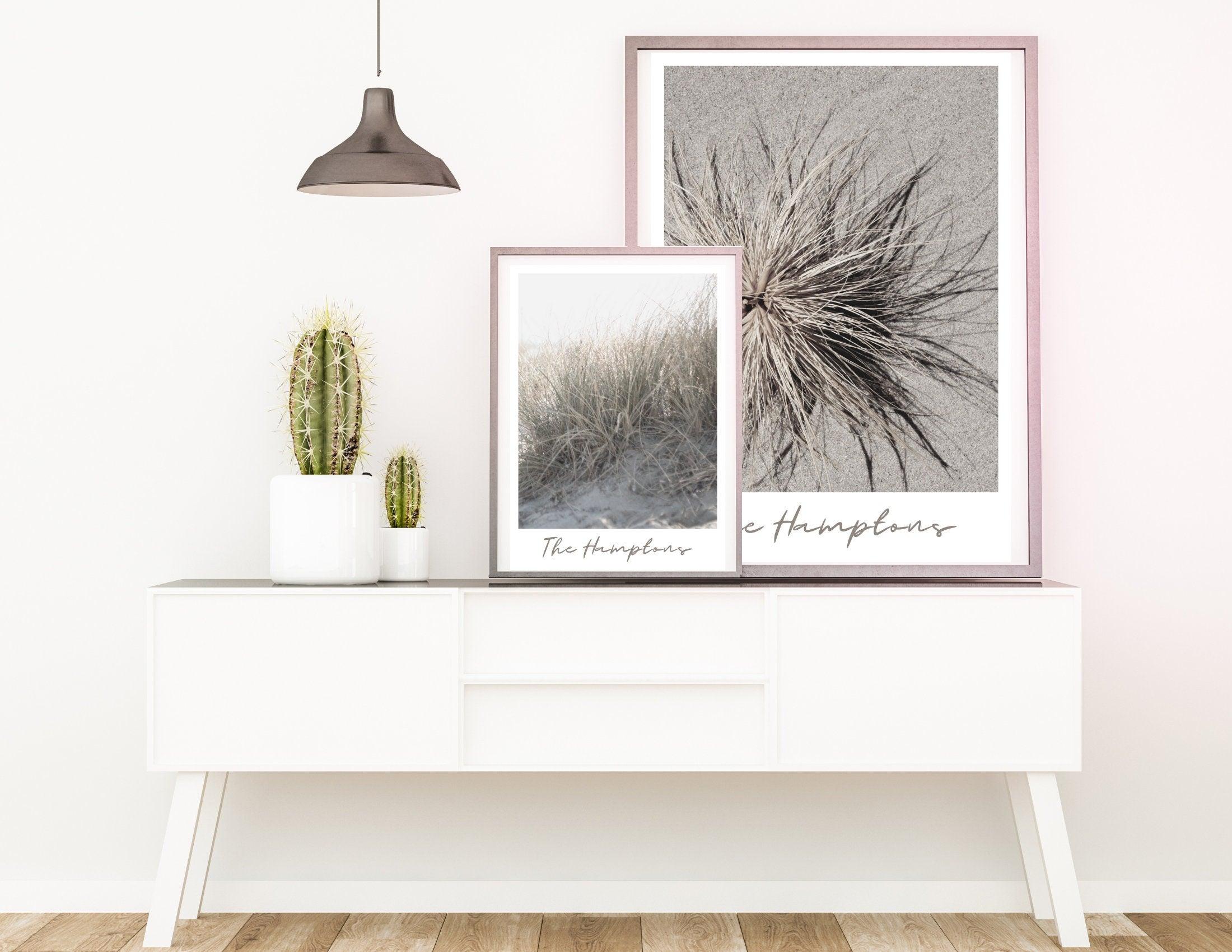 Poster | The Hamptons | Strand | Holz | Driftwood - Roo's Gift Shop