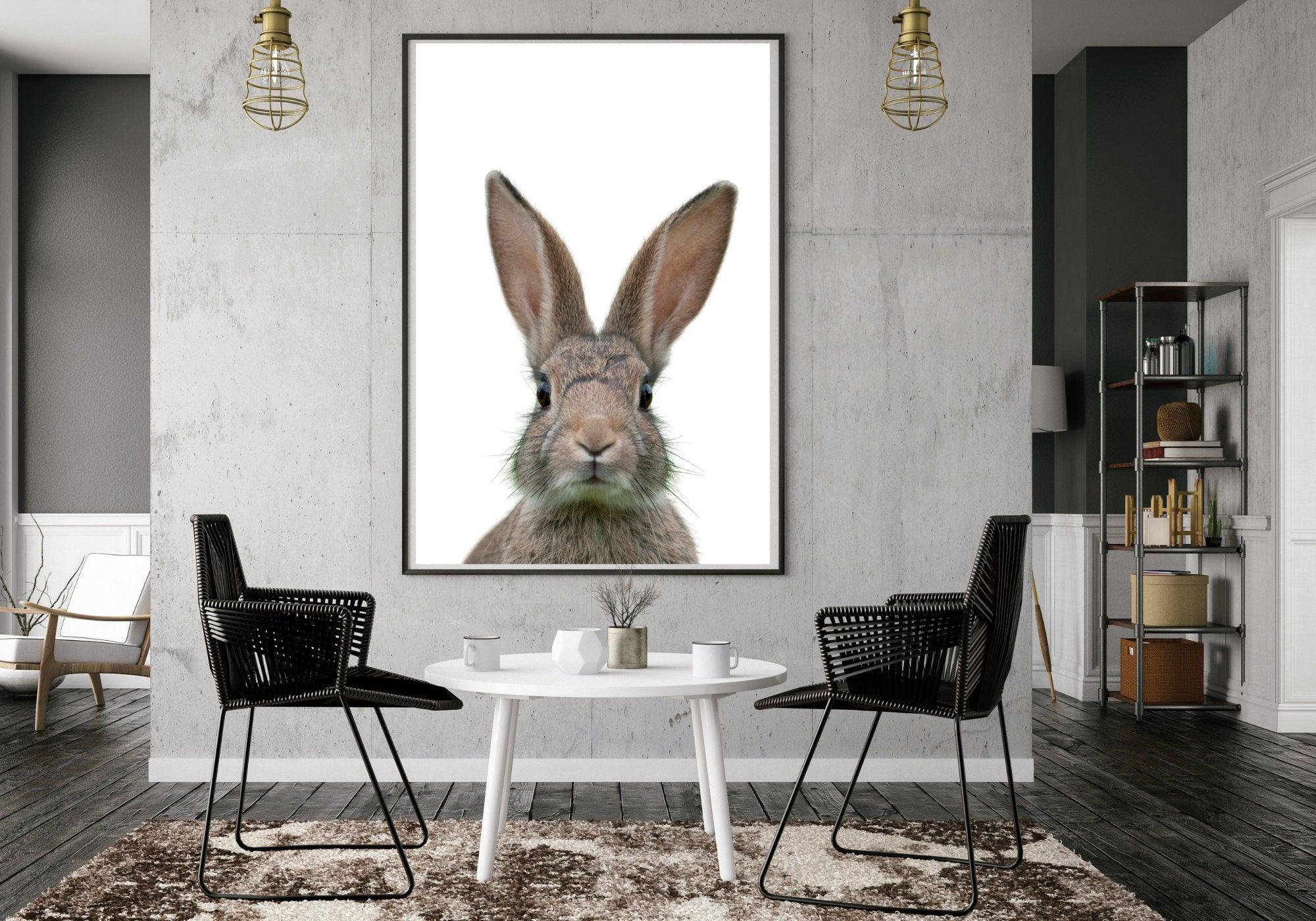 Poster | Tierposter Hase | Osterhase - Roo's Gift Shop