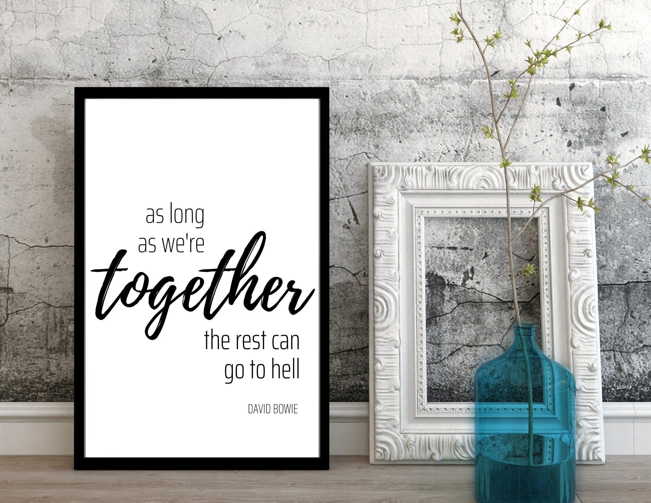 Poster Songtext | David Bowie | Absolute Beginners - Roo's Gift Shop