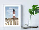 Poster SYLT | Stand | Leuchtturm | maritime Wand Deko - Roo's Gift Shop