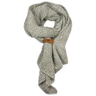 Schal Jet Gray | Herringbone Muster in grau - Roo's Gift Shop