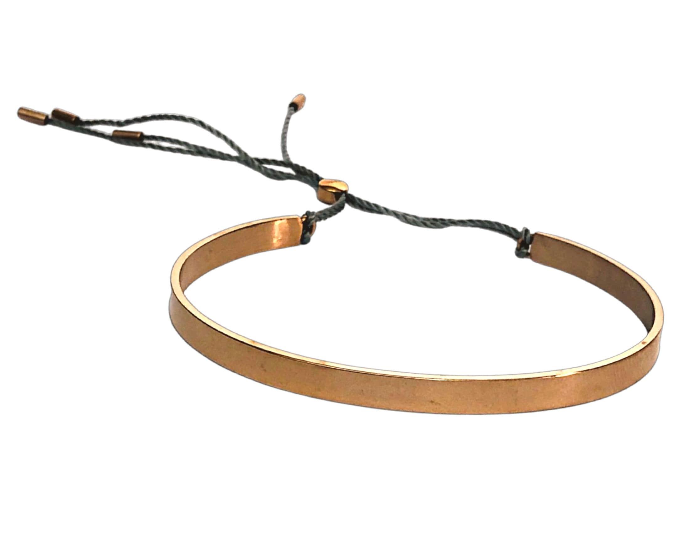 Schmale Armreifen in roségold - Roo's Gift Shop