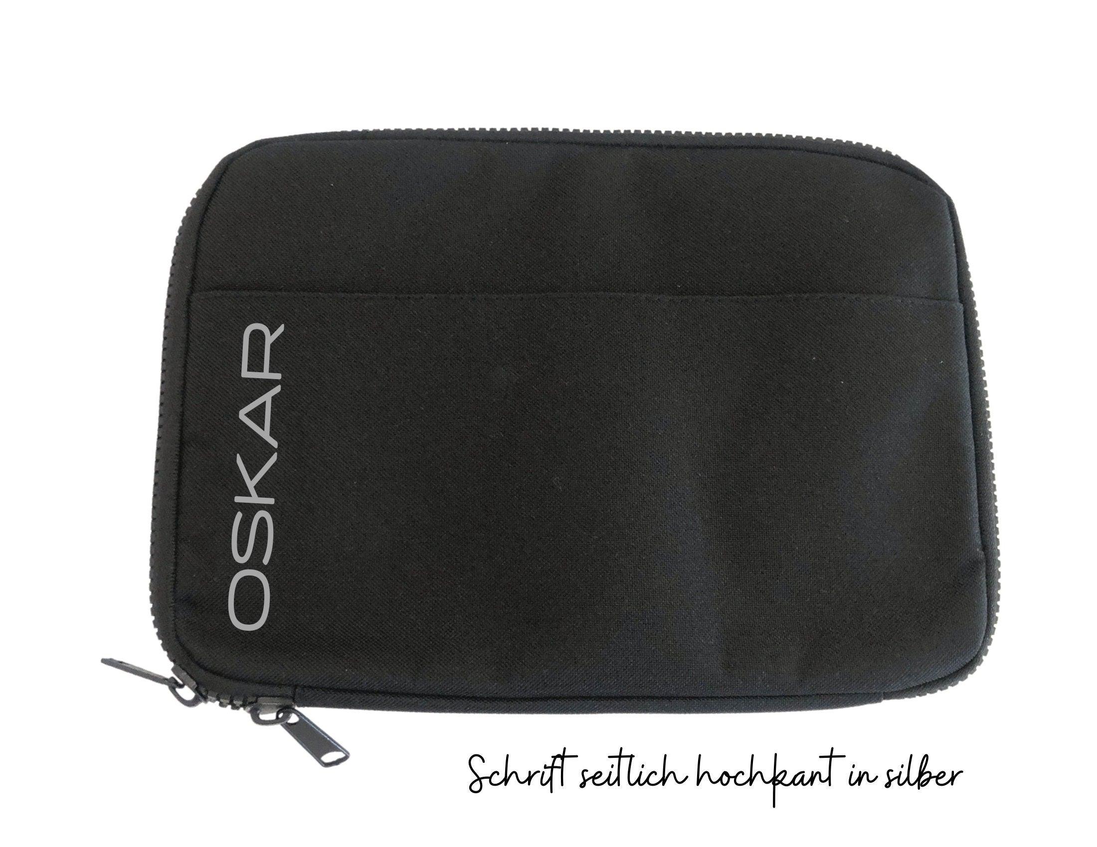 Schwarzer Tech Organizer | Tasche Tablet 11' | personalisierbar - Roo's Gift Shop