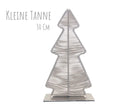 Silberne Deko Tanne aus Draht | Tannenbaum | Weihnachten - Roo's Gift Shop