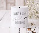 Spardose | personalisiert | Honeymoon Weltreise Backpacker - Roo's Gift Shop