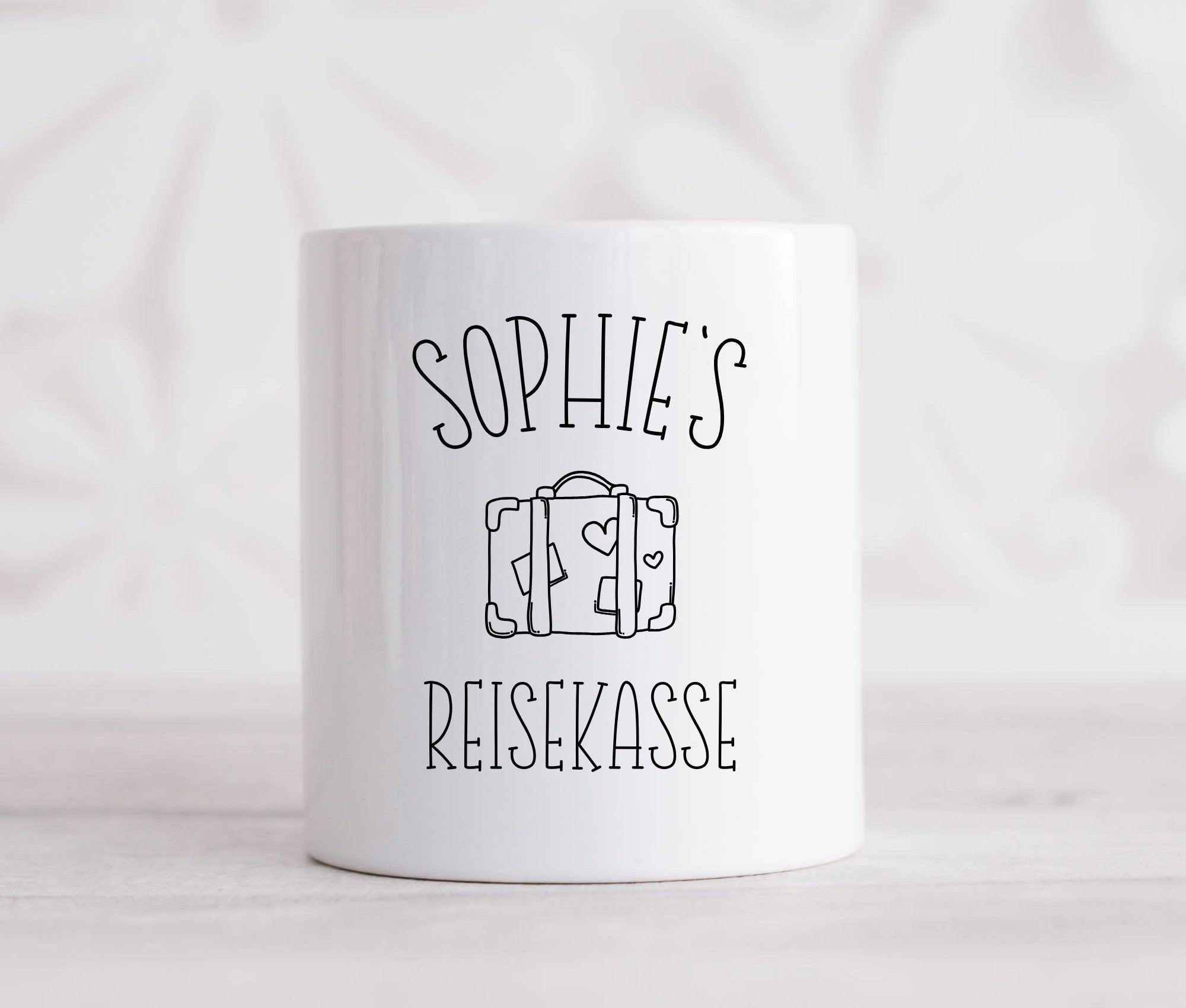 Spardose | personalisiert | Honeymoon Weltreise Backpacker - Roo's Gift Shop