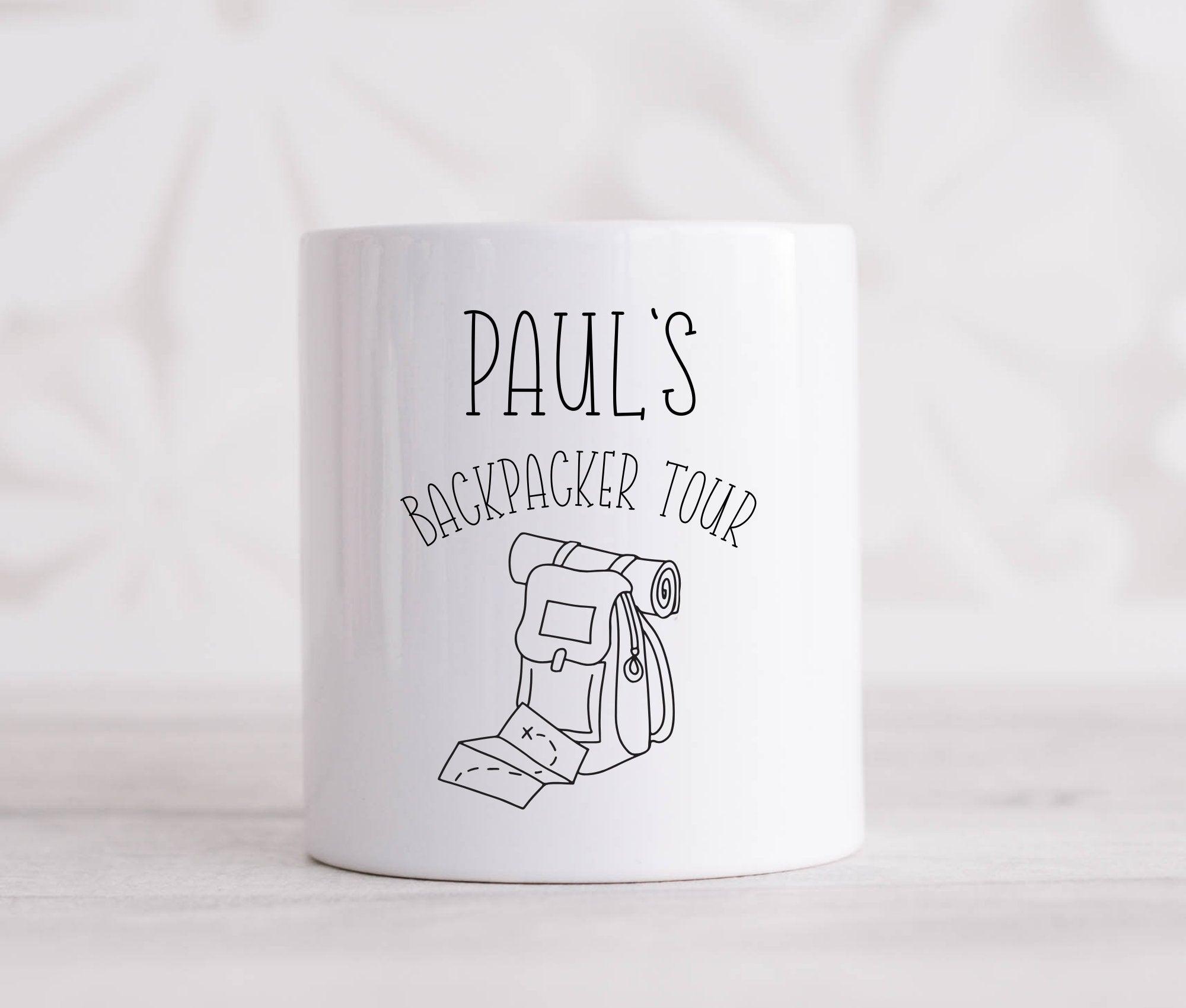 Spardose | personalisiert | Honeymoon Weltreise Backpacker - Roo's Gift Shop