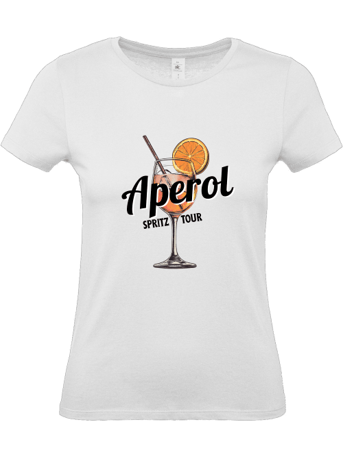 T-Shirt Aperol Spritz Tour | weiß - Roo's Gift Shop