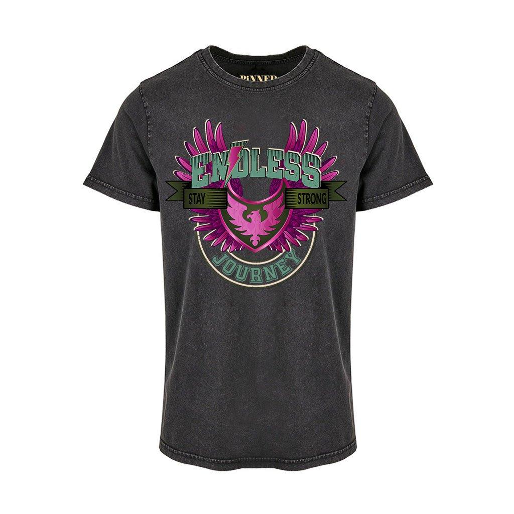 T-Shirt Endless - Gewaschenes Grau - Roo's Gift Shop