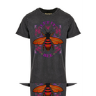 T-Shirt Let It Bee Orange – verwaschenes Grau - Roo's Gift Shop