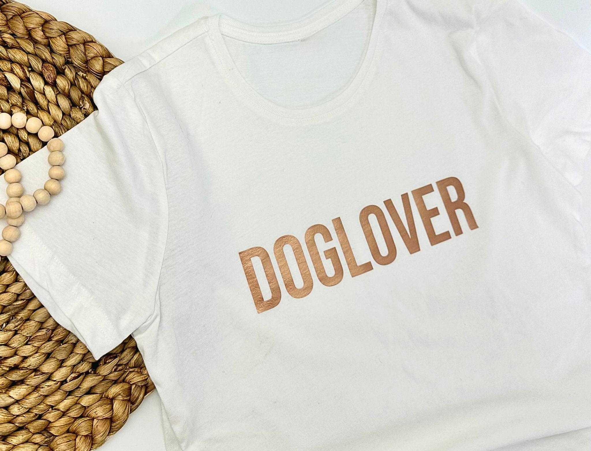 T-Shirt | Doglover | in weiß oder schwarz - Roo's Gift Shop