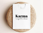 T-Shirt | Karma regelt das | in weiß oder schwarz - Roo's Gift Shop