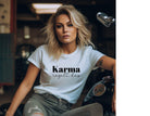 T-Shirt | Karma regelt das | in weiß oder schwarz - Roo's Gift Shop