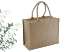 Tasche Jute | CIAO BELLA | gold schimmernder Shopper - Roo's Gift Shop